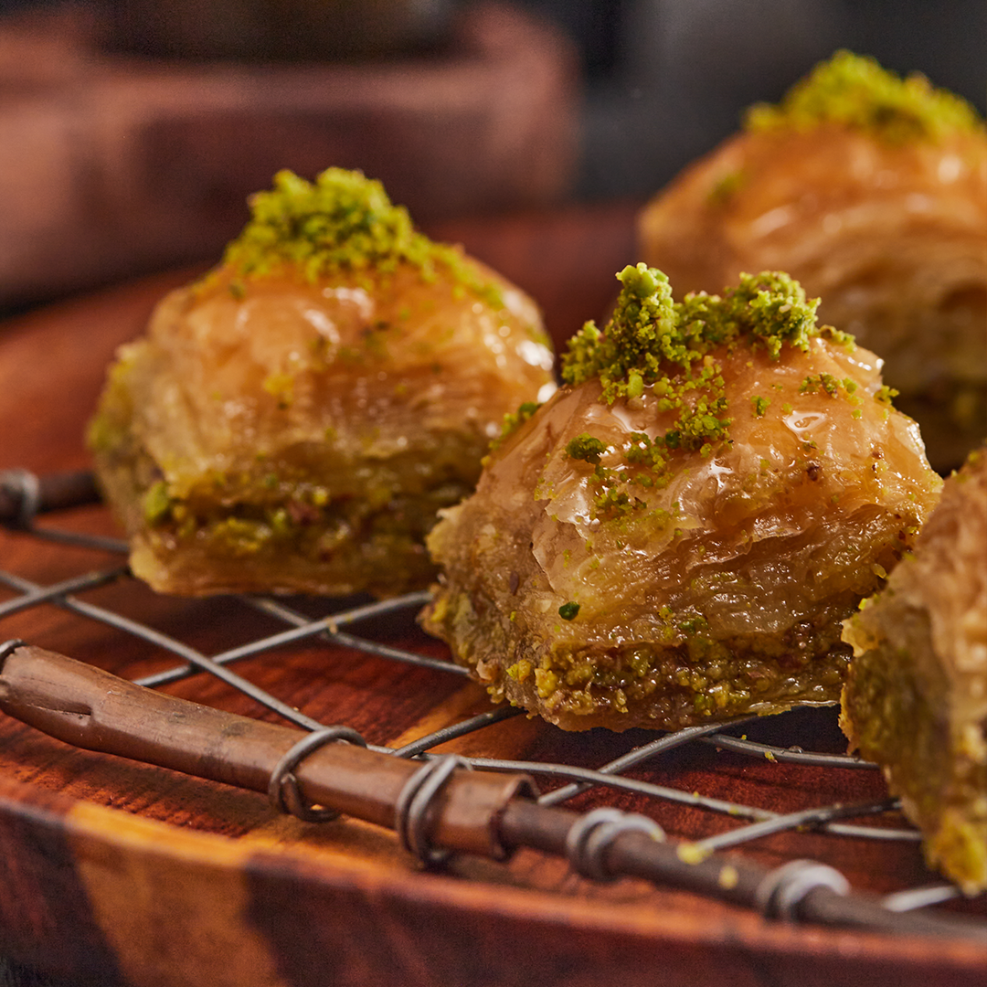 Square Baklava with Pistachio