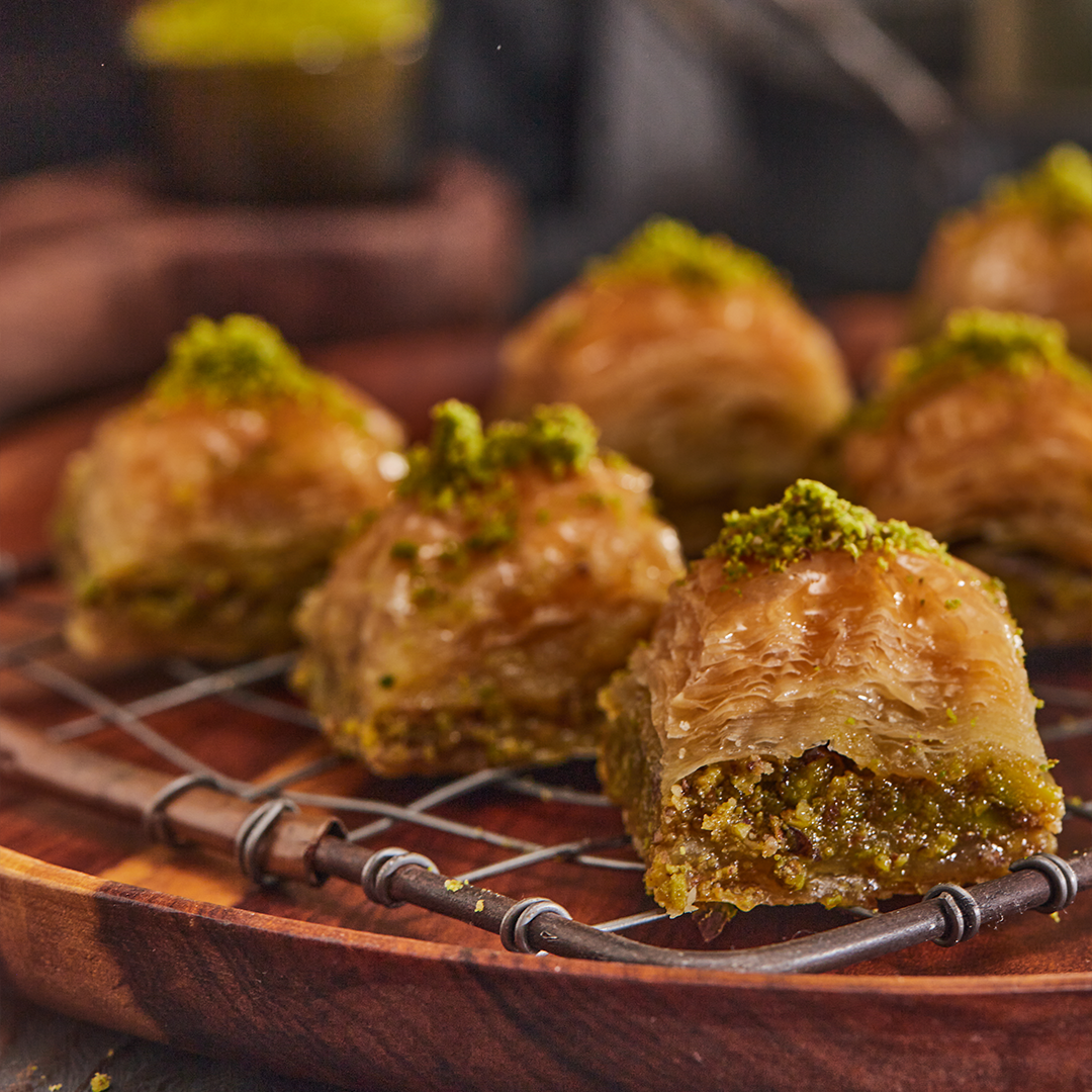 Square Baklava with Pistachio