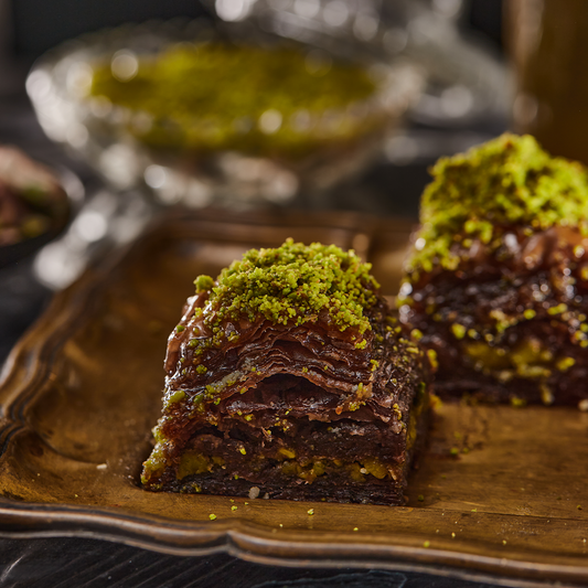 Chocolate Baklava with Pistachio