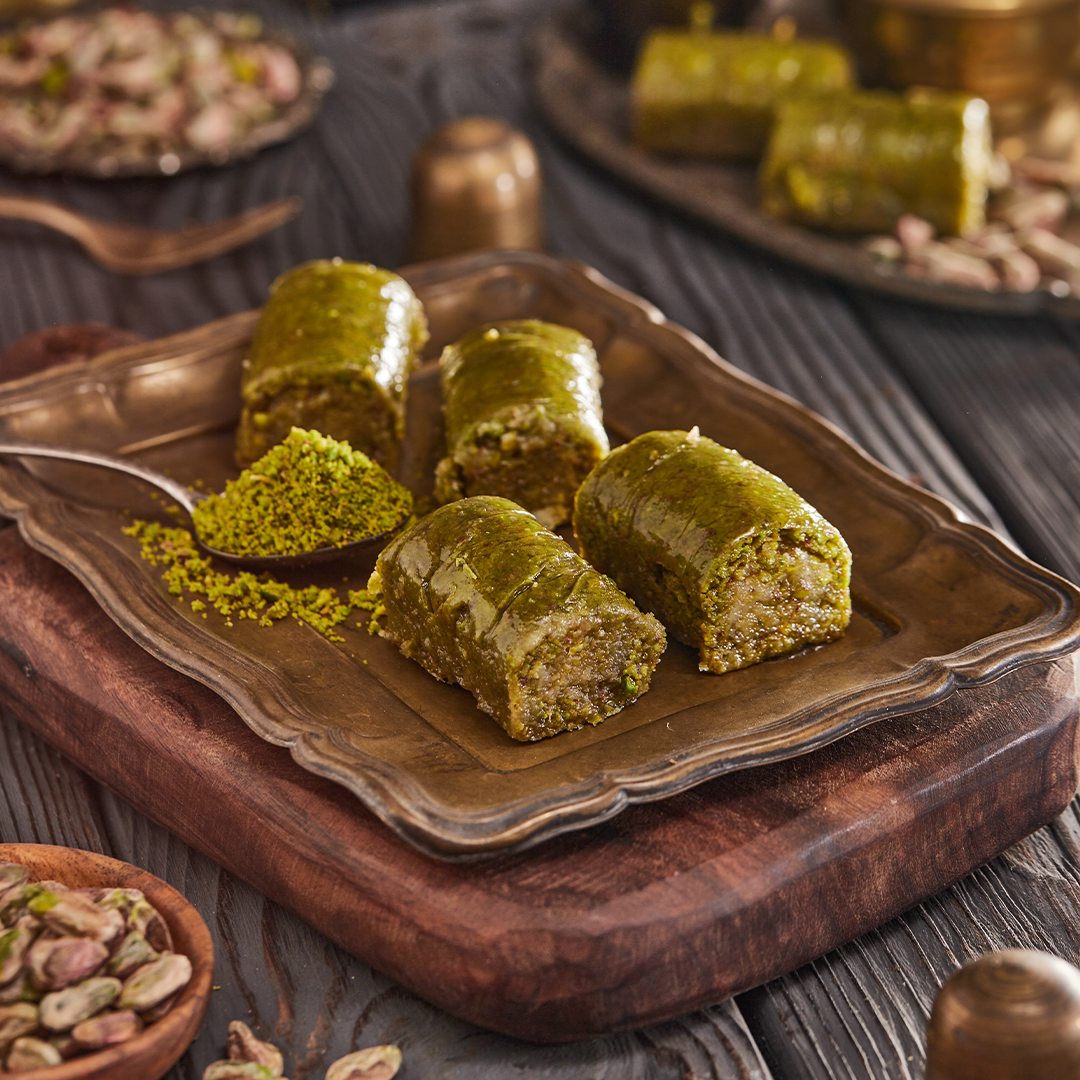 Pistachio Wrap Baklava