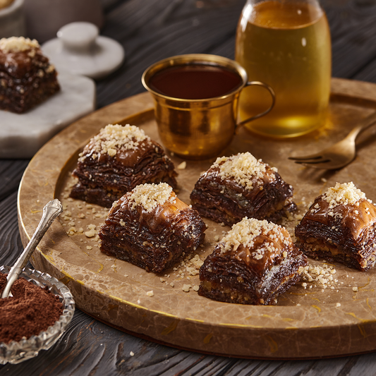 Chocolate Baklava with Hazelnut