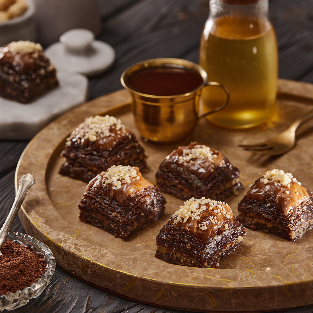 Chocolate Baklava with Hazelnut
