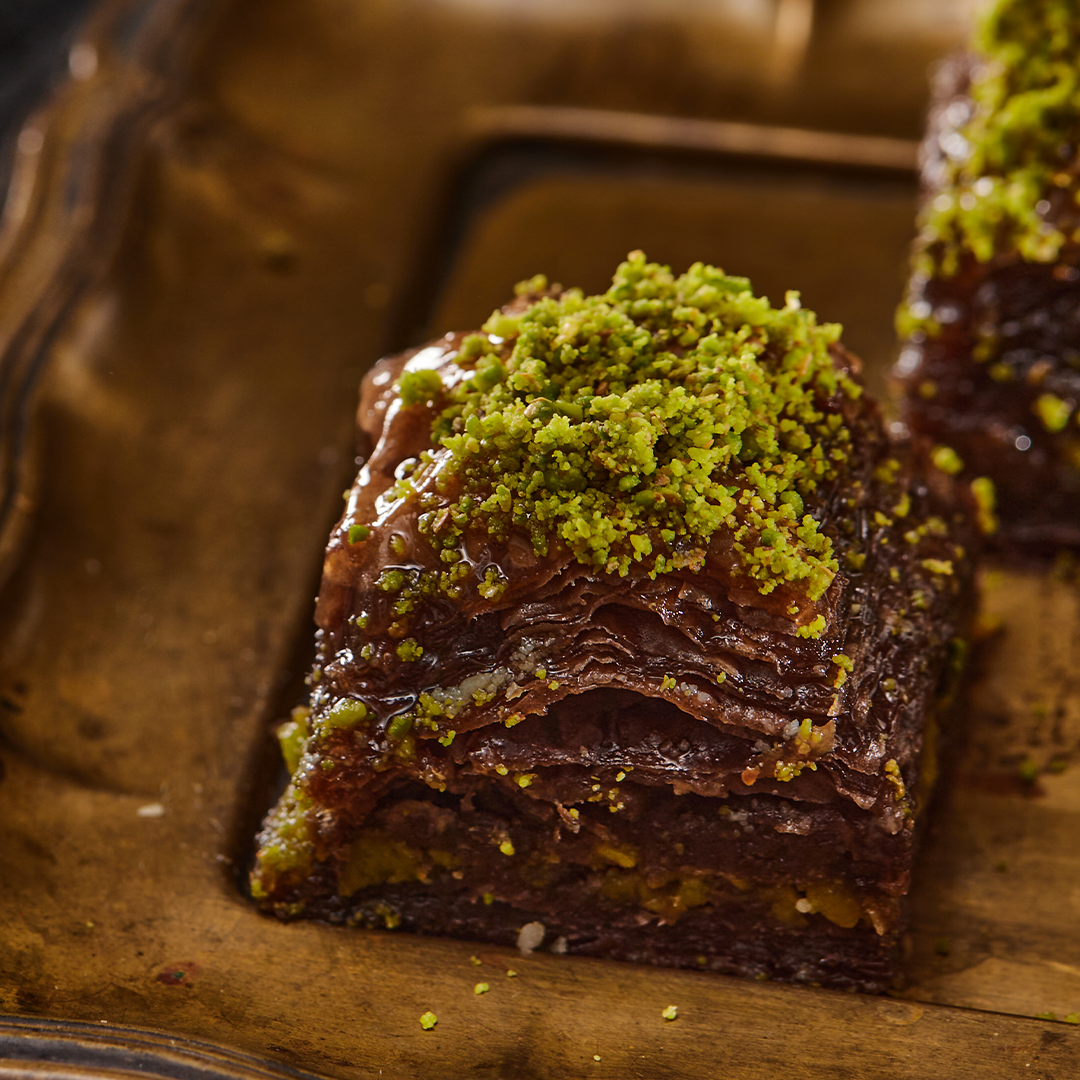 Chocolate Baklava with Pistachio