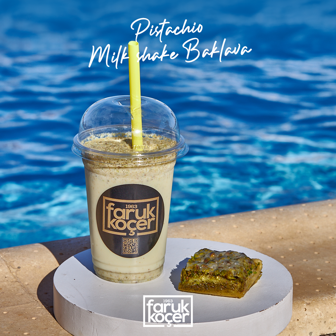 Pistachio Baklava Milkshake